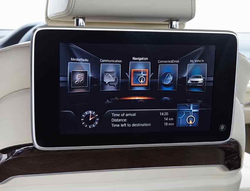 BMW 7 Series Technology Tablet