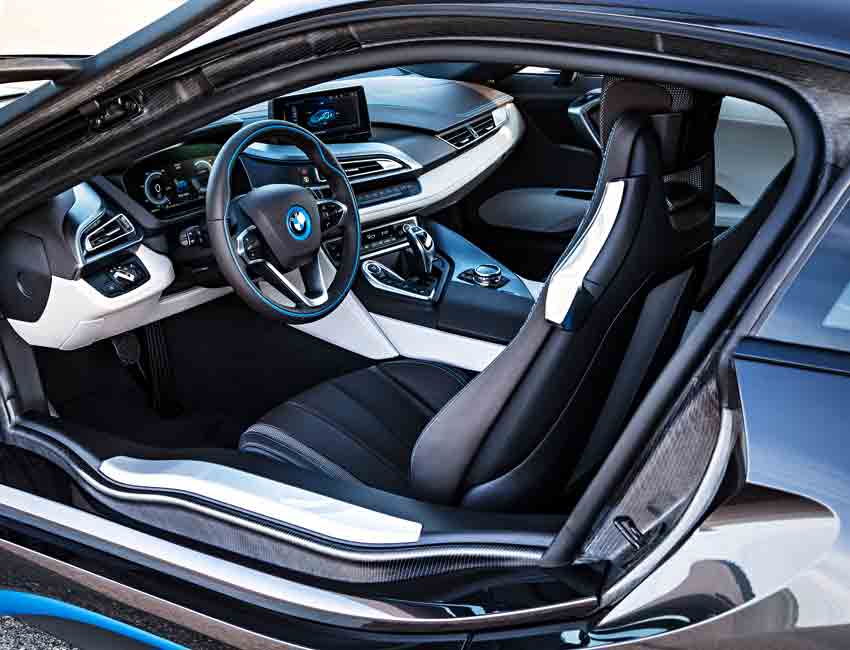 BMW i8 Interior Carbon Fiber Reinforced Plastic