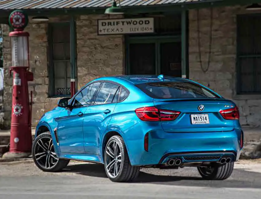BMW X6 M Maintenance Sports Coupe Blue