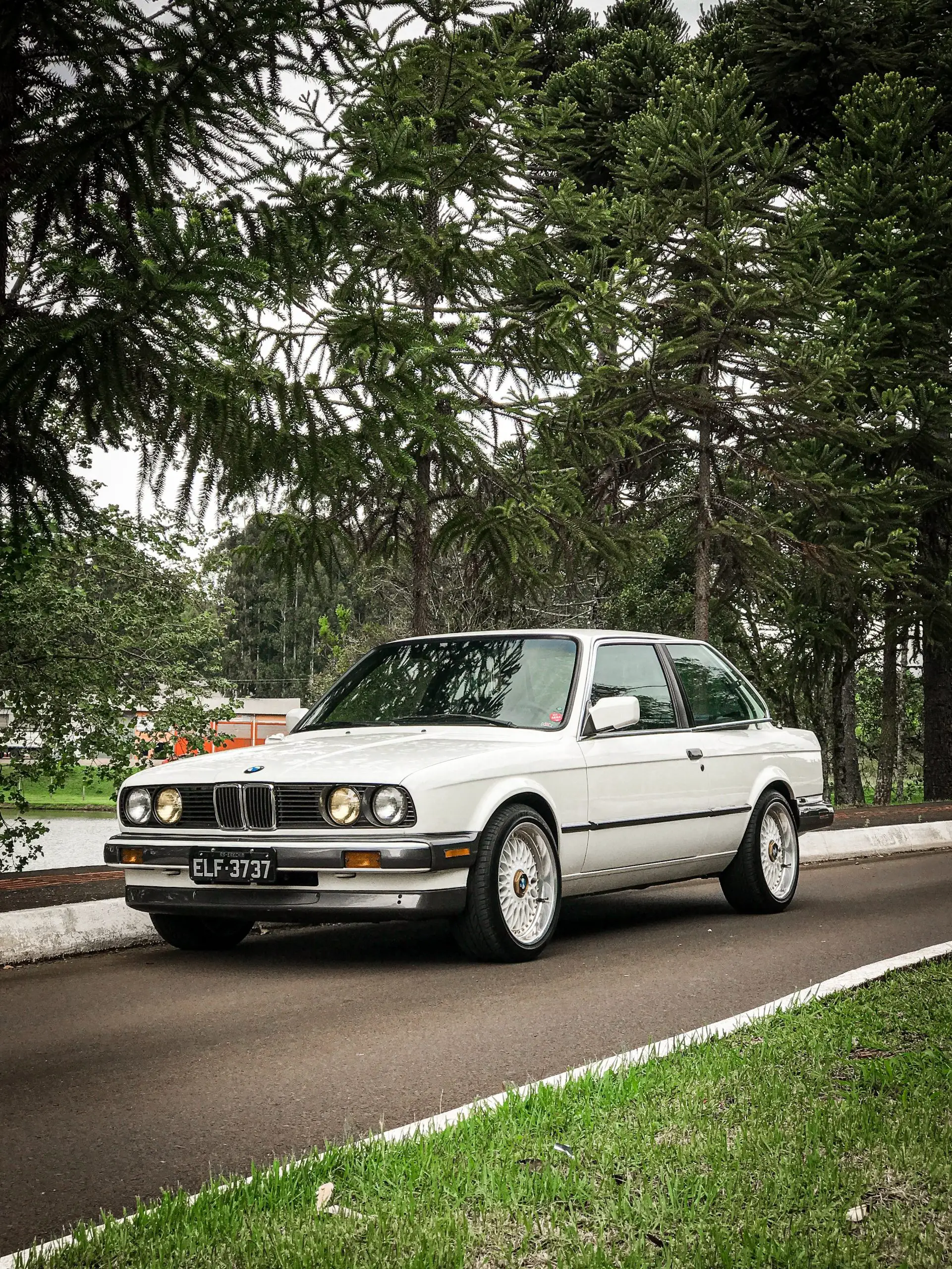 BMW e30 white