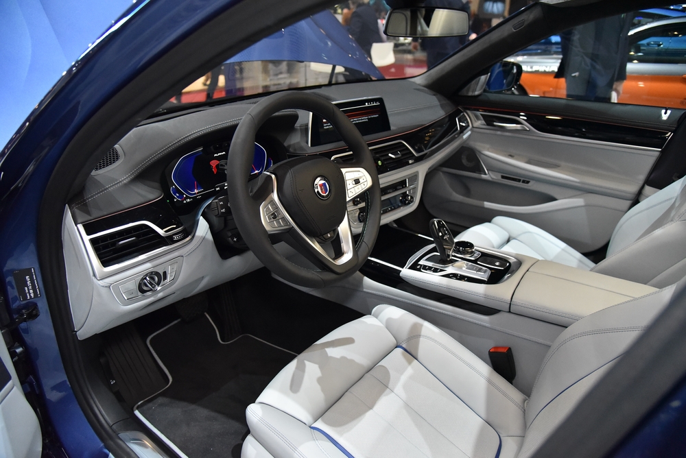 Interior of BMW B7 Alpina